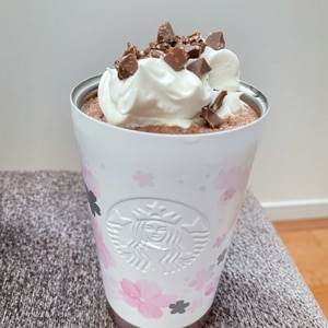 スタバ風？ミキサーで！ダークモカチップフラペチーノ